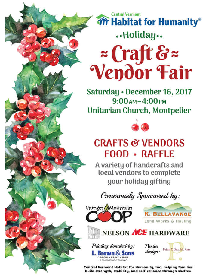 Holiday Craft Fair Central Vermont Habitat for Humanity